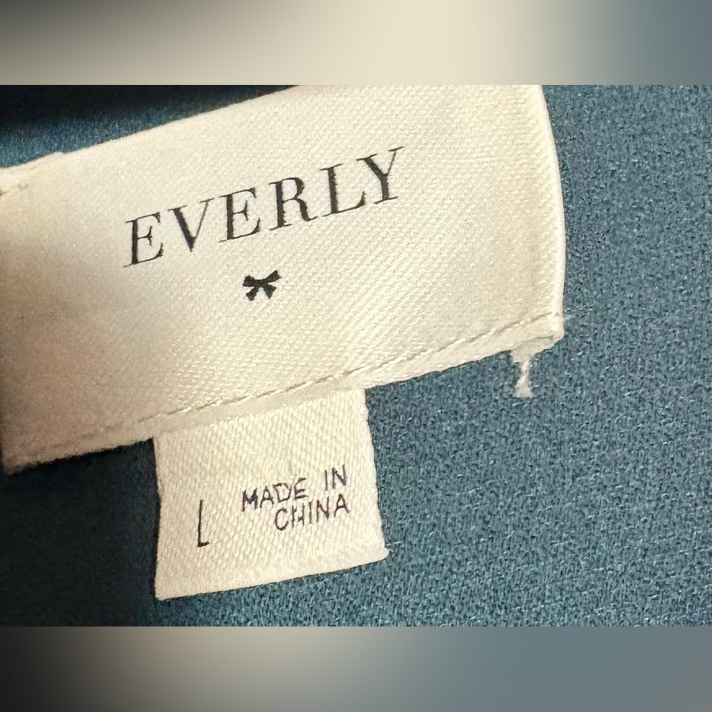 Everly Deep Teal Button-Down Shirt - image 2